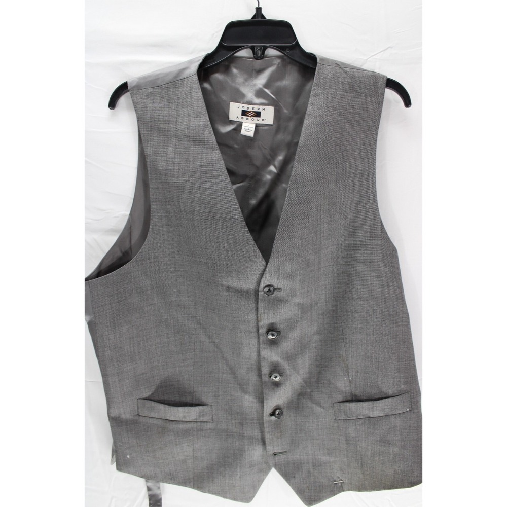 Joseph Abbound Suit‎ Vest Gray Size Large